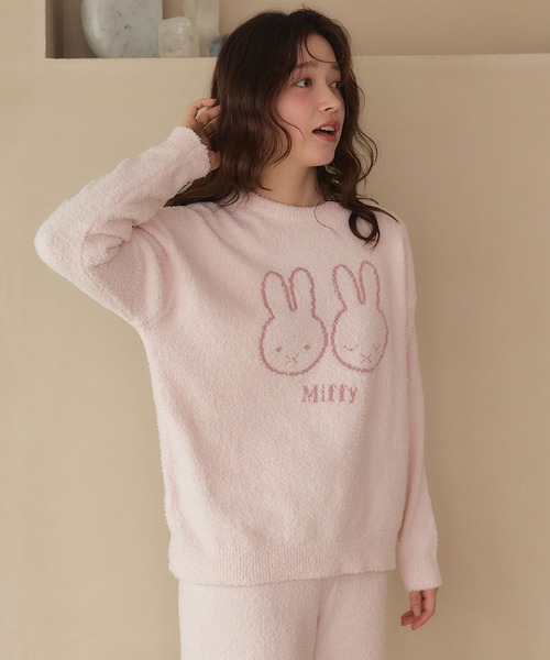 Miffy( ミッフィー)の「【miffy/ミッフィー】もこもこルームウェア長袖トップス(上下別売り)(ルームウェア/パジャマ・レディース・ピンク/グレー/アイボリー/ホワイト系その他/ピンク系その他/オフホワイト・M/L/LL)」の19枚目の写真