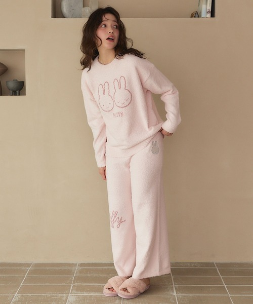 Miffy( ミッフィー)の「【miffy/ミッフィー】もこもこルームウェア長袖トップス(上下別売り)(ルームウェア/パジャマ・レディース・ピンク/グレー/アイボリー/ホワイト系その他/ピンク系その他/オフホワイト・M/L/LL)」の22枚目の写真