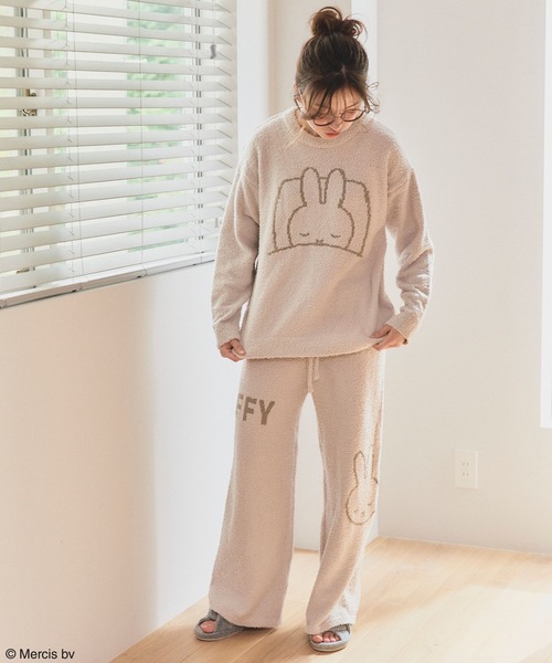 miffy/ミッフィー】もこもこルームウェア長袖トップス（上下
