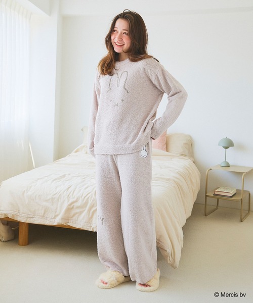 ルームウェアミッフィー miffy/ミッフィー】もこもこルームウェアワンピース chara