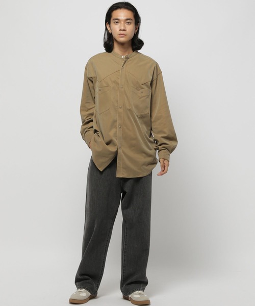 niko and...(ニコアンド)の「パイピングウエスタンシャツ(シャツ/ブラウス・メンズ・ブラック/ベージュ・MEDIUM/LARGE)」の16枚目の写真