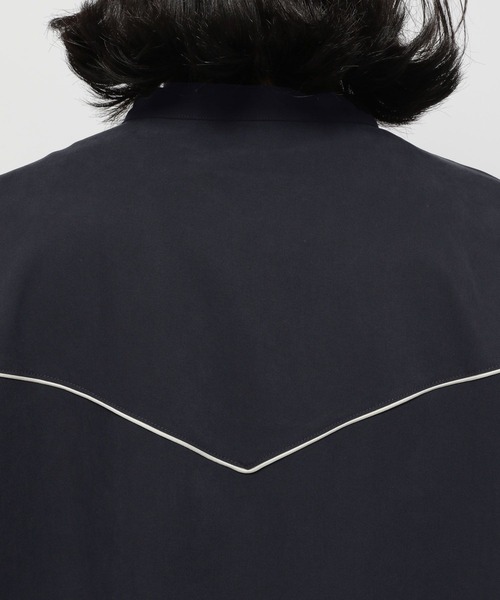 niko and...(ニコアンド)の「パイピングウエスタンシャツ(シャツ/ブラウス・メンズ・ブラック/ベージュ・MEDIUM/LARGE)」の10枚目の写真