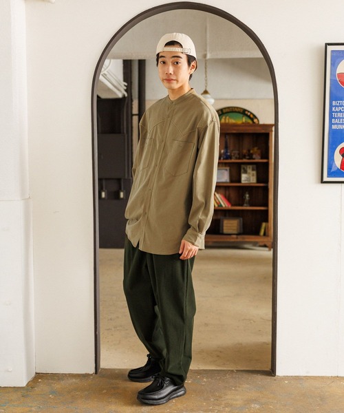 niko and...(ニコアンド)の「パイピングウエスタンシャツ(シャツ/ブラウス・メンズ・ブラック/ベージュ・MEDIUM/LARGE)」の22枚目の写真