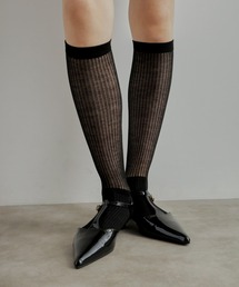 Olu.（オルドット）の「シアーリブハイソックス（ソックス/靴下）」