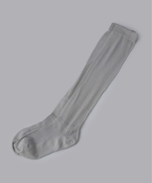 Olu.（オルドット）の「シアーリブハイソックス（ソックス/靴下・レディース・グレー/ホワイト/ブラック・FREE）」の18枚目の写真