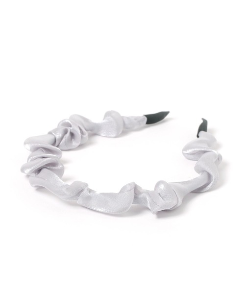 LAKOLE（ラコレ）の「ループシフォンカチューシャ / 156392（カチューシャ・レディース・グレー/ブラック・FREE）」の2枚目の写真