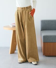 CRAFT STANDARD BOUTIQUE | 【ユニセックス】コーデュロイハイウエストワイドパンツ(その他パンツ)