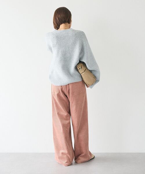 CRAFT STANDARD BOUTIQUE(クラフトスタンダードブティック)の「【ユニセックス】コーデュロイハイウエストワイドパンツ(その他パンツ・レディース・ピンク/ブラウン/ベージュ/ブルー・L/XL/M)」の21枚目の写真