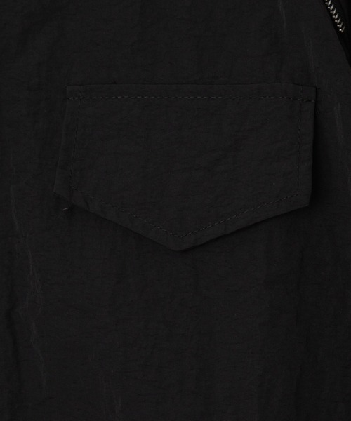 Figments（フィグメンツ）の「ZIPデザインクロップドボンバージャケット（ブルゾン・レディース・カーキ/ブラック・FREE）」の13枚目の写真