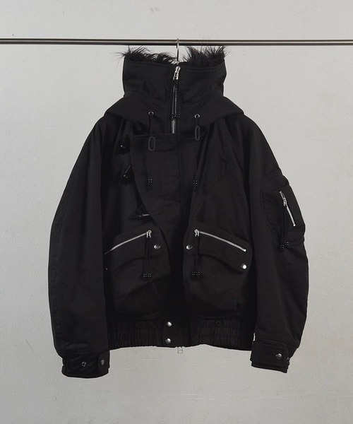 ジャケット・アウター NVRFRGT / PADDED HOODED BOMBER JACKET NVRFRGT / PADDED HOODED BOMBER JACKET - メルカリ