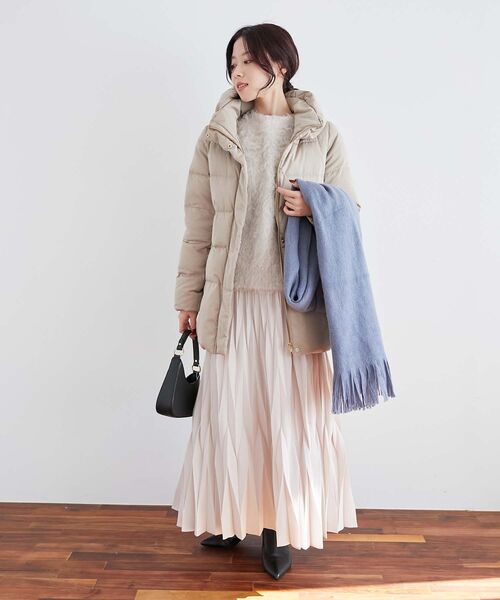 le.coeur blanc（ルクールブラン）の「シャギーカラーストール（ストール/ショール・レディース・オフホワイト/ブルー/イエロー・FREE）」の19枚目の写真