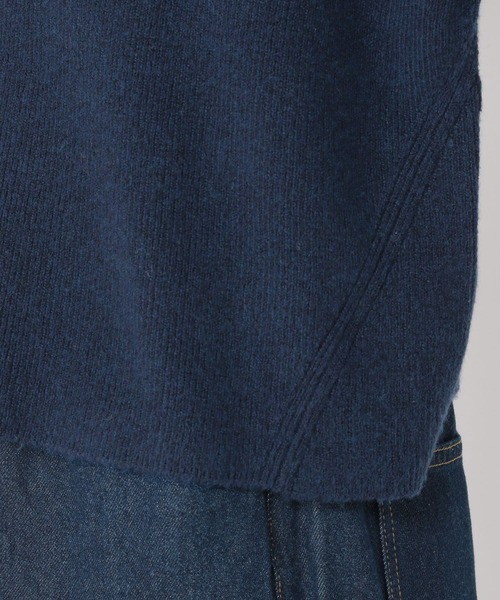 studio CLIP（スタディオクリップ）の「【3シーズンシリーズ】5ゲージスリットネックカーディガン（カーディガン/ボレロ・レディース・パープル/モカ/ネイビー/ライトグレー・FREE）」の22枚目の写真