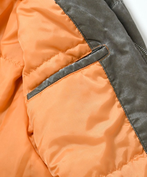 Ritzy(リッツィー)の「Vintage-like heavy nylon twill MA-1 blouson/ヴィンテージライク ヘビーナイロンツイル MA-1 ブルゾン(MA-1・メンズ・カーキ/ブラック/グリーン系その他/ブラック系その他・XL/L/M)」の16枚目の写真