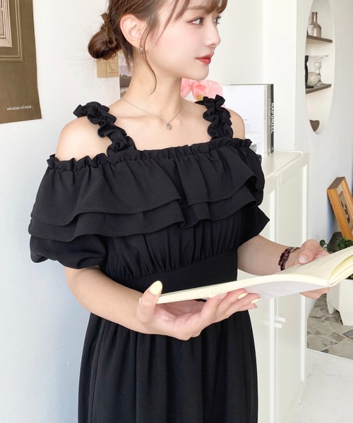 美品 KANEKO ISAO フリル 半袖ワンピース ティアード 美品 KANEKO ISAO