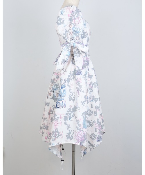 rurumu: ワンピース rurumu:（ルルムウ）の「rurumu:/ルルムウ/mix flower asymmetry