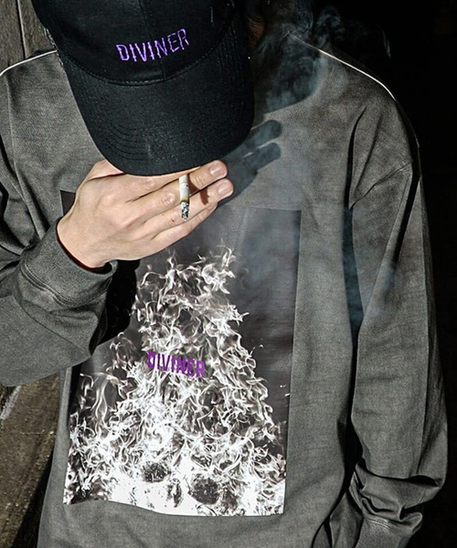 DIVINER(ディヴァイナー)の「CrematoriumL/TEE(チャコール)(Tシャツ/カットソー・メンズ・チャコール・M/L)」の8枚目の写真
