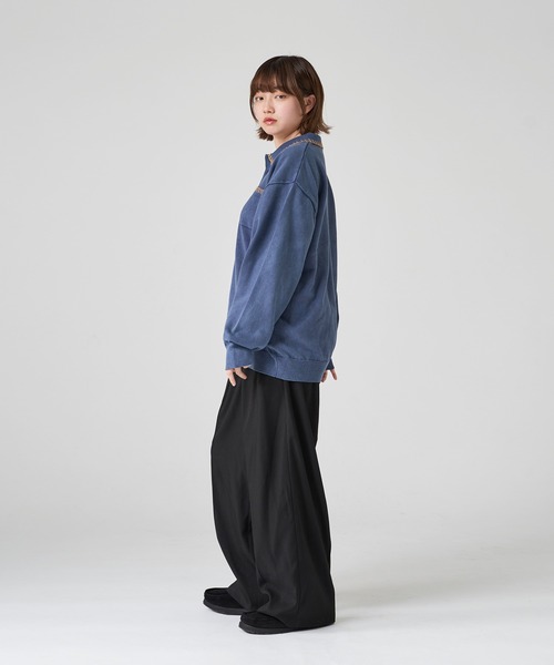 旧タグ　malo ヴィンテージ　カシミヤ　シルク　ニットポロシャツ　ナス紺 旧タグ malo ヴィンテージ カシミヤ シルク ニットポロシャツ ナス紺