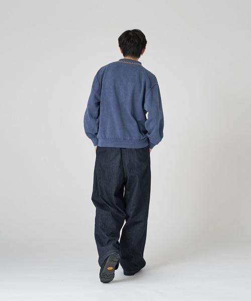 セール】VINTAGE LIKE STITCH KNIT POLO/ヴィンテージライクステッチ