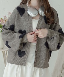heart knit cardigan / ハートニットカーディガン