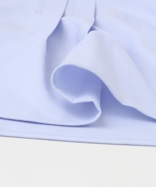 SENSE OF PLACE by URBAN RESEARCH（センスオブプレイスバイアーバンリサーチ）の「バンドカラーウエストタックシャツ（シャツ/ブラウス・レディース・アイボリー/チャコールグレー/ブルー・ONE）」の12枚目の写真