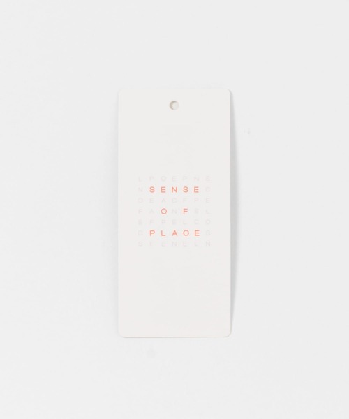 SENSE OF PLACE by URBAN RESEARCH（センスオブプレイスバイアーバンリサーチ）の「バンドカラーウエストタックシャツ（シャツ/ブラウス・レディース・アイボリー/チャコールグレー/ブルー・ONE）」の8枚目の写真