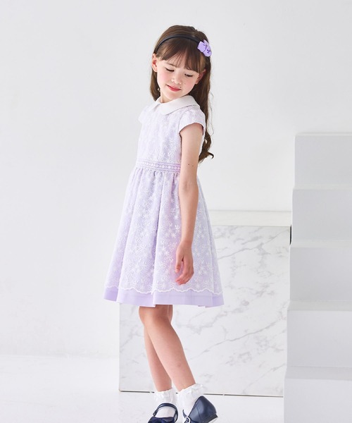 入学式 卒園式 女の子 華やかアンサンブルセット】ニュアンスレース