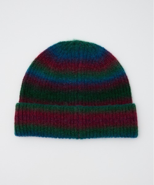 GRADATION KNIT BEANIE グラデーション ニット ビーニー（ニットキャップ/ビーニー）｜SLY（スライ）