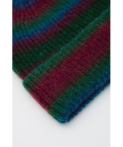 GRADATION KNIT BEANIE グラデーション ニット ビーニー（ニットキャップ/ビーニー）｜SLY（スライ）