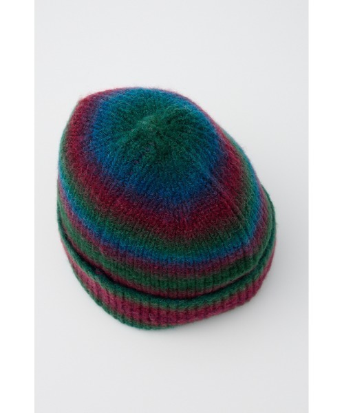 GRADATION KNIT BEANIE グラデーション ニット ビーニー（ニットキャップ/ビーニー）｜SLY（スライ）
