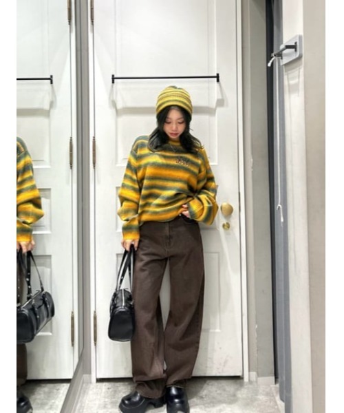 GRADATION KNIT BEANIE グラデーション ニット ビーニー（ニットキャップ/ビーニー）｜SLY（スライ）