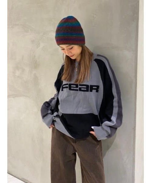 GRADATION KNIT BEANIE グラデーション ニット ビーニー（ニットキャップ/ビーニー）｜SLY（スライ）
