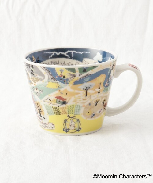 212 KITCHEN STORE(トゥワントゥキッチンストア)の「スープマグ マップ <MOOMIN ムーミン>(グラス/マグカップ/タンブラー・レディース・その他・00)」の1枚目の写真