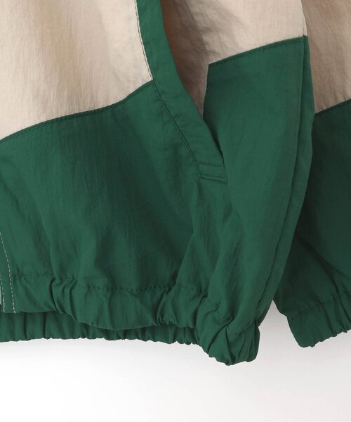 p.premier（ピードットプルミエ）の「【ジュニア対応】フードがしまえるマルチカラーウィンドブレーカー（ナイロンジャケット・キッズ・ブラック/ベージュ/ピンク/グリーン・140/90/100/80/130/120/110）」の8枚目の写真