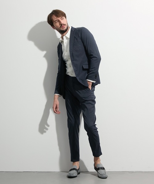 HIDEAWAYS NICOLE（ハイダウェイニコル）の「エアリードビージャケット（テーラードジャケット・メンズ・ブラック/ネイビー・LARGE/MEDIUM/X-LARGE）」の16枚目の写真