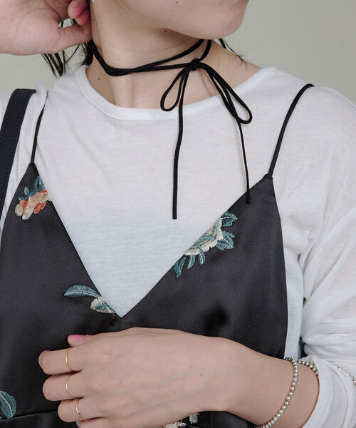 Omekashi（オメカシ）の「リボンチョーカー（チョーカー・レディース・シルバー・ONE SIZE）」の5枚目の写真