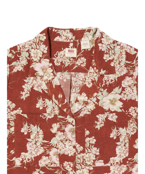 Levi's(リーバイス)の「Levi's/リーバイス SONNY キャンプシャツ(シャツ/ブラウス・レディース・レッド・S/M/XS)」の9枚目の写真