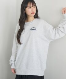 RETRO GIRL | サガラ刺繍トレーナー(Tシャツ/カットソー)