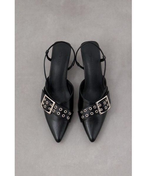 AZUL by moussy（アズールバイマウジー）の「バックルベルトパンプス（パンプス・レディース・レッド/ブラック・SMALL/MEDIUM/LARGE/LL）」の6枚目の写真