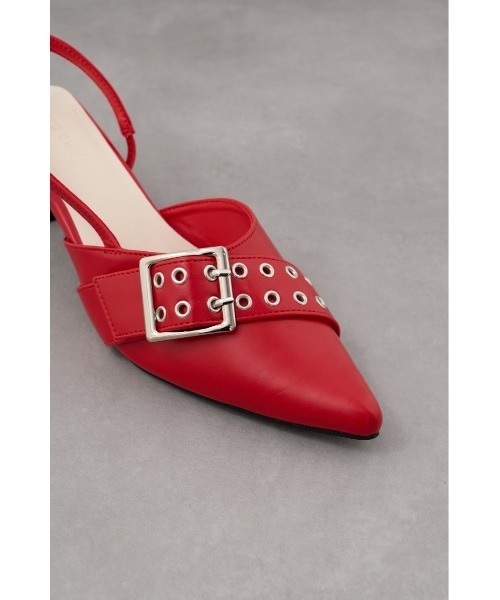 AZUL by moussy（アズールバイマウジー）の「バックルベルトパンプス（パンプス・レディース・レッド/ブラック・SMALL/MEDIUM/LARGE/LL）」の15枚目の写真