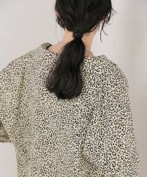 journal standard L'essage(ジャーナルスタンダードレサージュ)の「レオパードプリントシャツ(シャツ/ブラウス・レディース・ブラック/ベージュ・FREE)」の19枚目の写真