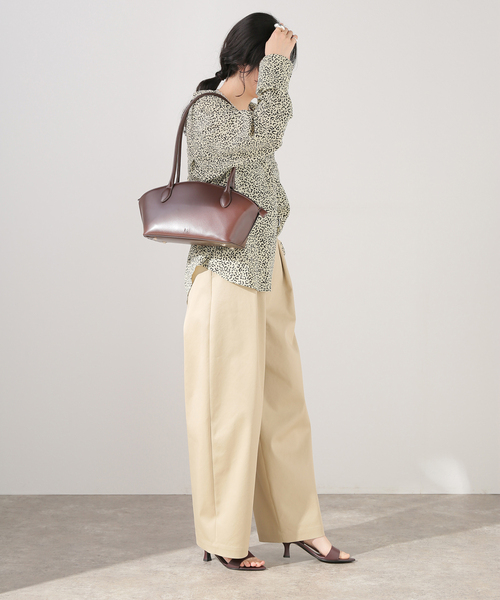 journal standard L'essage(ジャーナルスタンダードレサージュ)の「レオパードプリントシャツ(シャツ/ブラウス・レディース・ブラック/ベージュ・FREE)」の15枚目の写真