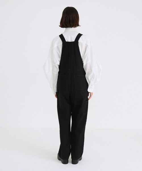 CLANE(クラネ)の「WAIST ADJUST OVERALLS(サロペット/オーバーオール・レディース・ブラック/ブルー・1/2/0)」の12枚目の写真