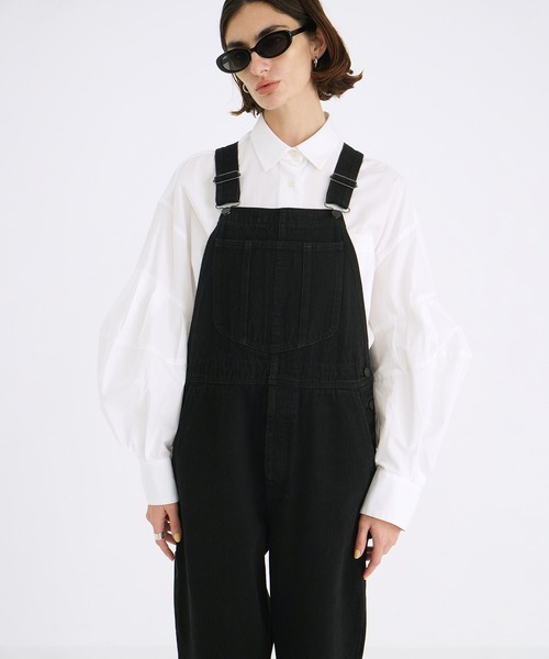 CLANE(クラネ)の「WAIST ADJUST OVERALLS(サロペット/オーバーオール・レディース・ブラック/ブルー・1/2/0)」の14枚目の写真
