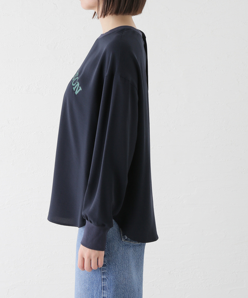 tシャツ ジョーゼットロゴロンＴ レディース 追加2》ジョーゼットロゴロンTEE（シャツ/ブラウス）｜JOURNAL