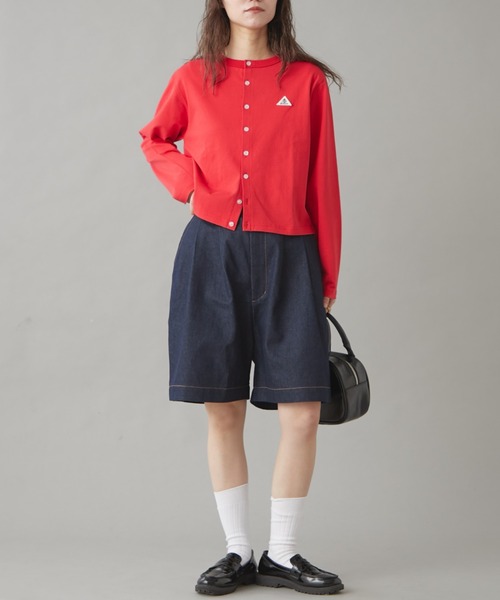 GEVACO（ゲバコ）の「【GEVACO】10ozデニムハーフタックパンツ（デニムパンツ・レディース・ホワイト/インディゴブルー/ネイビー・LARGE/MEDIUM/SMALL）」の20枚目の写真