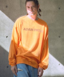 ADAMPATEK/basic logo long sleeve T/ロゴロングスリーブTシャツ