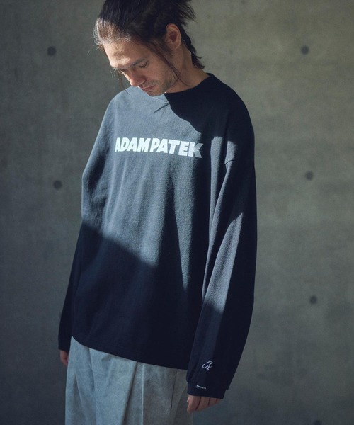 tシャツ ADAMPATEK/basic logo long sleeve T/ロゴロングスリーブTシャツ(AP2514015) レディース メンズ ADAMPATEK/basic logo long sleeve T/ロゴロングスリーブTシャツ