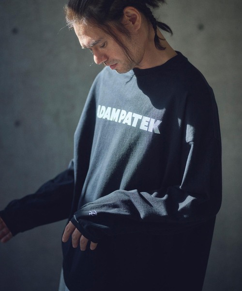 ADAM PATEK(アダムパテック)の「ADAMPATEK/basic logo long sleeve T/ロゴロングスリーブTシャツ(Tシャツ/カットソー・メンズ・ホワイト/ブラック/パープル/オレンジ・1/2)」の17枚目の写真