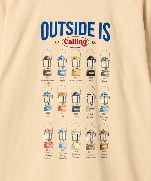 COLEMAN（コールマン）の「Coleman（コールマン）ランタンCOOL Tシャツ　－接触冷感ー（Tシャツ/カットソー・メンズ・ブラック/グレー/ベージュ/ホワイト・XL/L/M/S）」の6枚目の写真