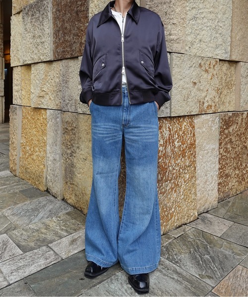 Forte（フォルテ）（フォルテ）の「West Side Modern Vintage Like Bell Bottom Pants/ウエストサイドモダンヴィンテージフレアデニムパンツ/洗える/フレアシルエット（デニムパンツ・メンズ・ブラック/インディゴブルー・LARGE/MEDIUM）」の17枚目の写真